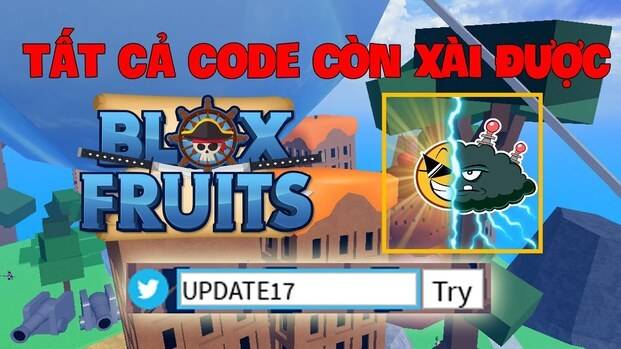 Code Blox Fruit x2 EXP 1 tiếng mới nhất
