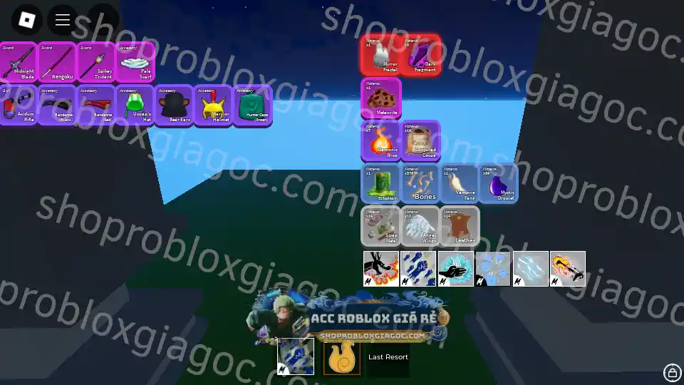 Acc Roblox MAX LEVEL Blox Fruits GOD HUMAN