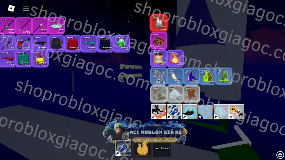 Acc Roblox MAX LEVEL Blox Fruits GOD HUMAN