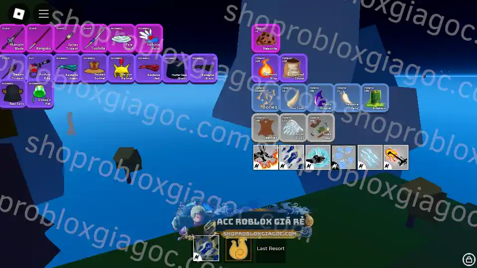 Acc Roblox MAX LEVEL Blox Fruits GOD HUMAN