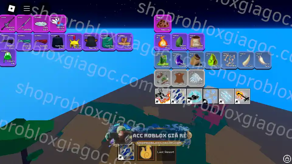 Acc Roblox MAX LEVEL Blox Fruits GOD HUMAN