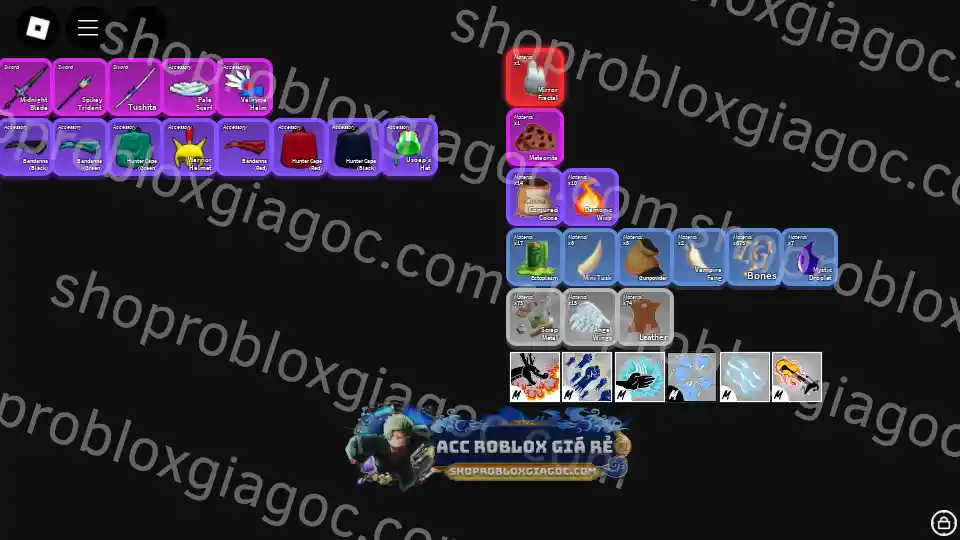 Acc Roblox MAX LEVEL Blox Fruits GOD HUMAN