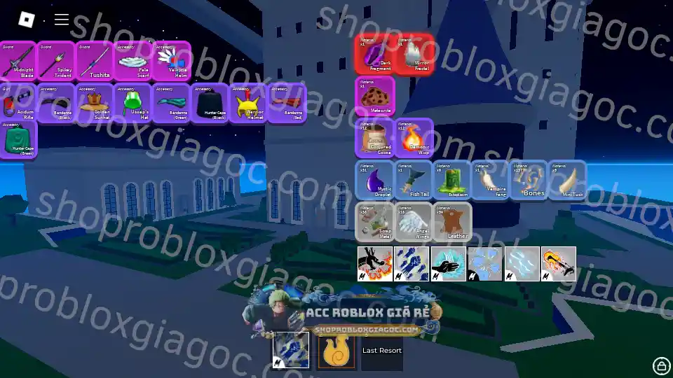 Acc Roblox MAX LEVEL Blox Fruits GOD HUMAN