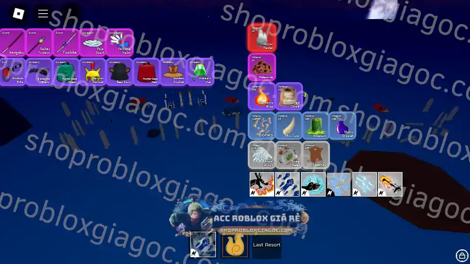 Acc Roblox MAX LEVEL Blox Fruits GOD HUMAN