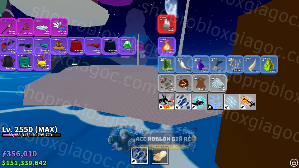 Acc Roblox Blox Fruits MAX LEVEL MOCHI V2