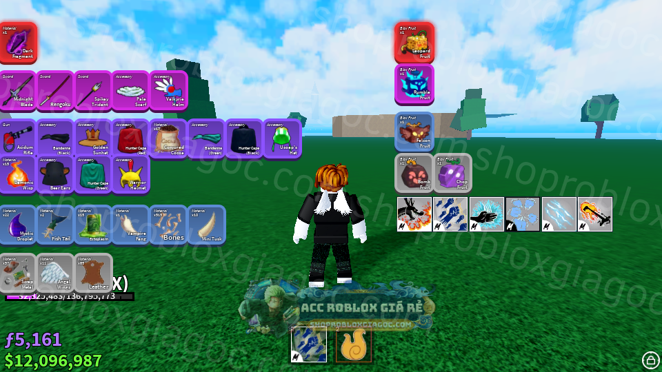 Acc MAX LEVEL Blox Fruits LEOPARD RƯƠNG