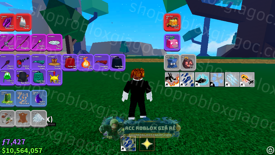 Acc MAX LEVEL Blox Fruits LEOPARD RƯƠNG