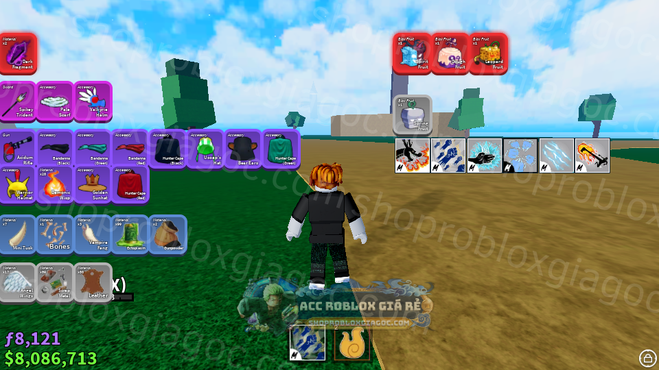 Acc MAX LEVEL Blox Fruits LEOPARD RƯƠNG